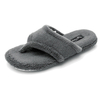 Terry cloth upper indoor fluffy flip flop slipper for women