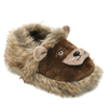 Kid's indoor slip-on flat fluffy fur novelty slippers