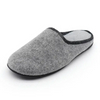 Felt material comfortable warm men's slippers