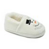 Christmas gift white snowman house slippers for girls and boys