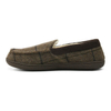 Cozy imitation wool check-back closed casual shoes