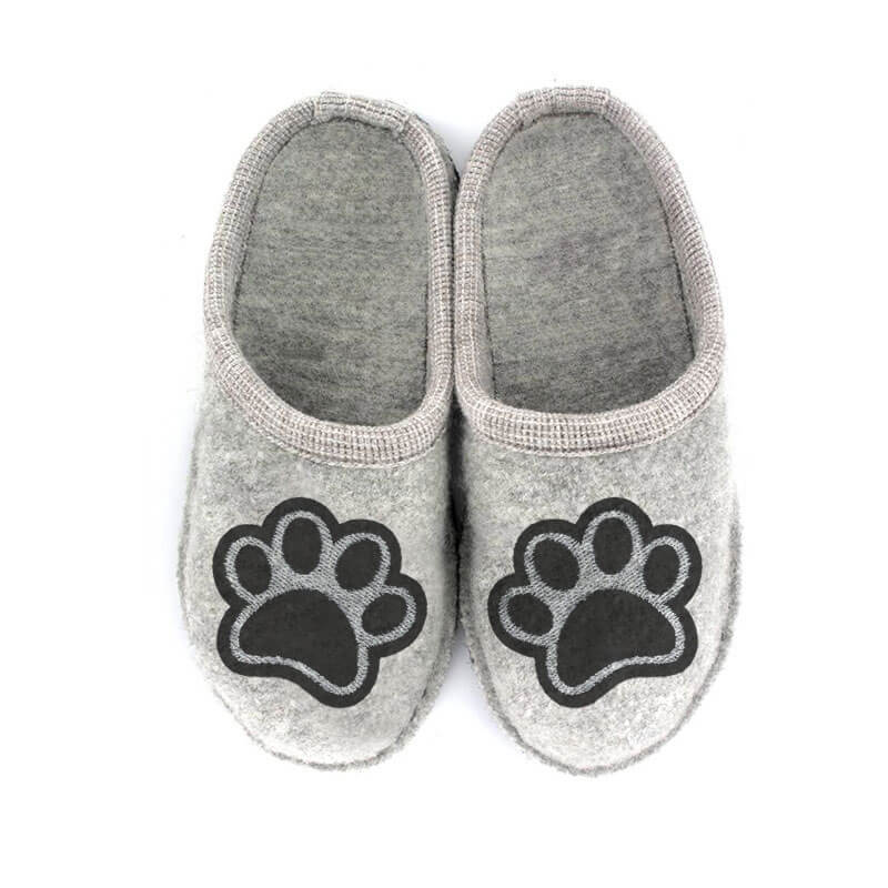 Home family guest indoor women and men felt slippers