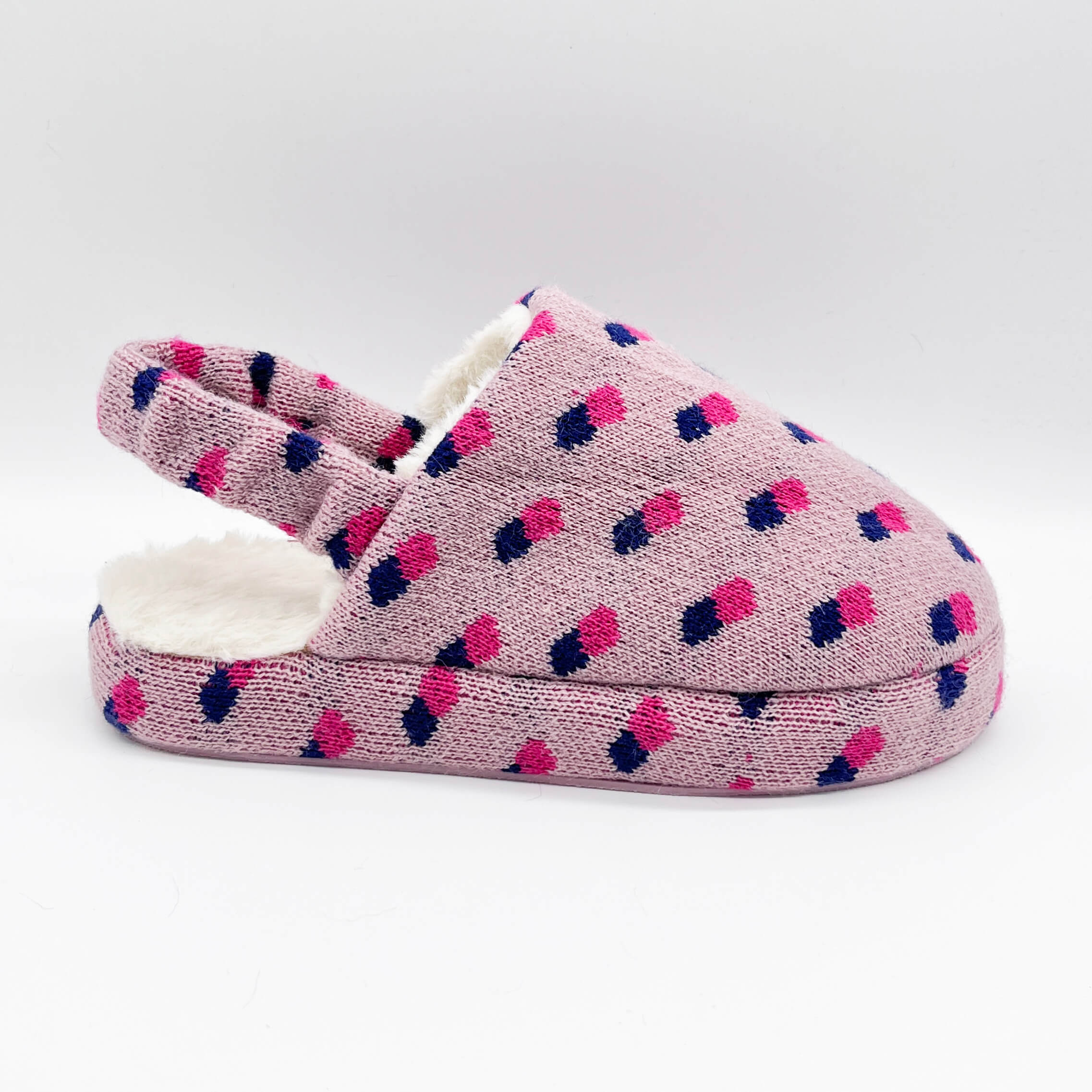 Knitted home bedroom slides winter slippers for women