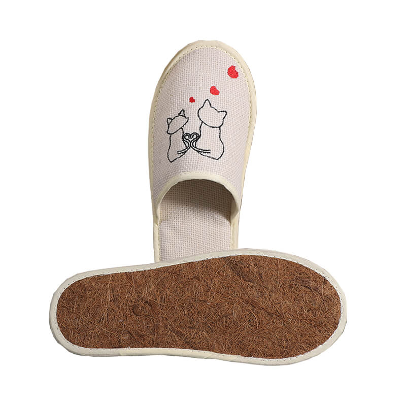 Custom comfortable close toe four season bathroom soft slippers for hotel