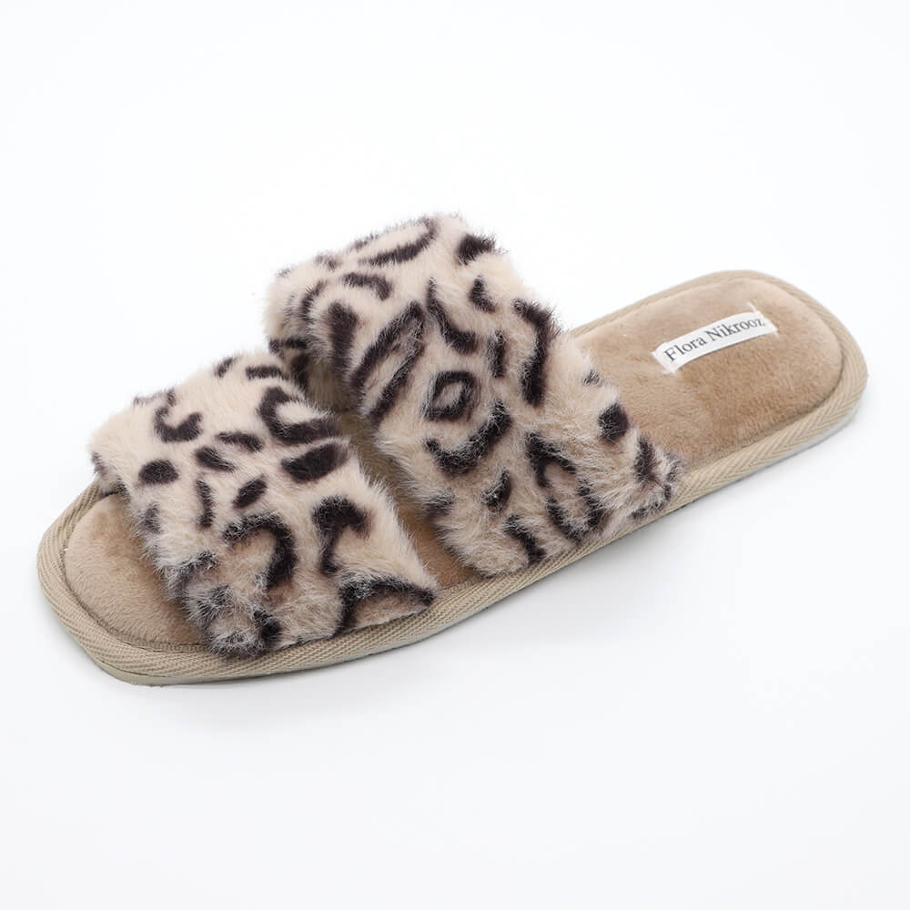 Comfortable fashion popular fur-lined women's slippers