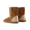 Women's snow boots with warm faux suede 