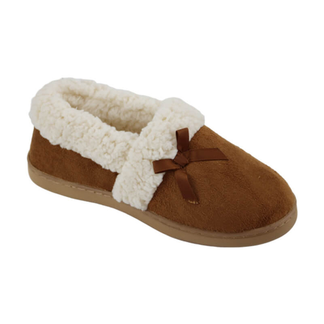 Women's suede memory foam warm footwear