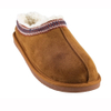 Men's faux suede moccasin with contrast whipstitching