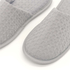 House slipper with grey waffle and lining for women and men