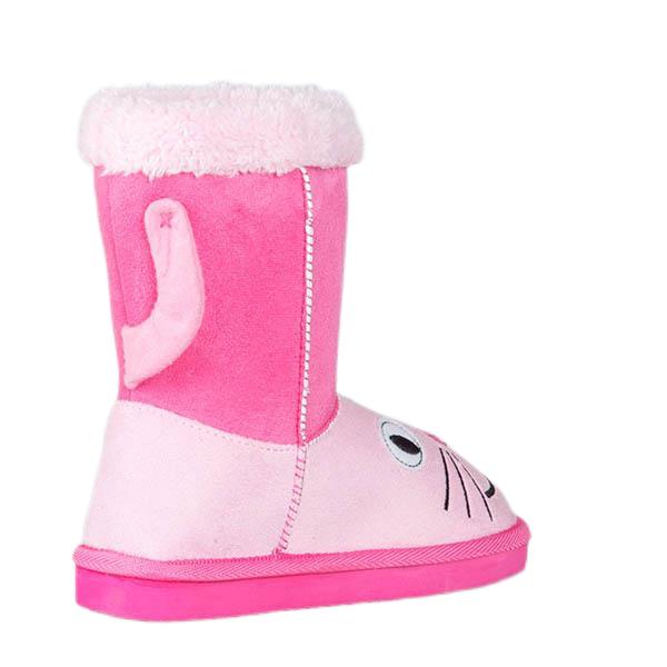 Cute girl snow animal pattern fashion boots