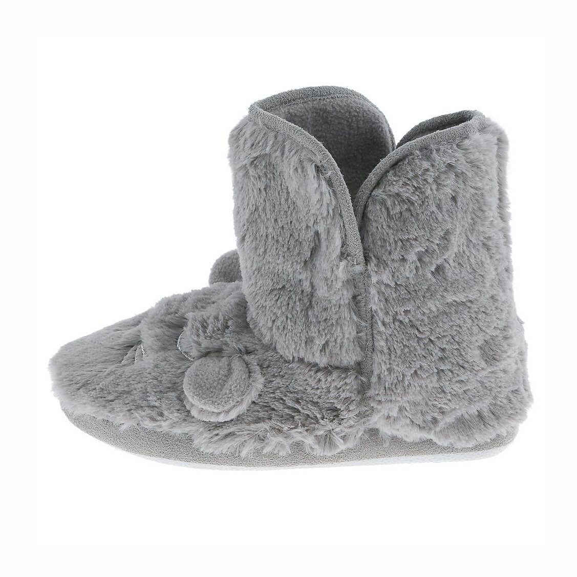 Faux fur sleeping mouse slipper boot for women