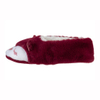 Ladies fox faux fur pull-on slipper socks with 3d ears