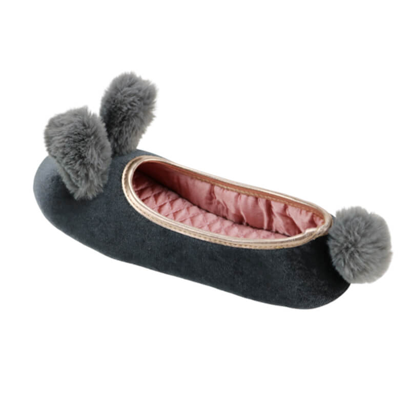 Women′s new design cute ears house indoor and outdoor slipper