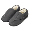 Men′s memory foam cozy plush fleece non-slip adjustable house Slippers