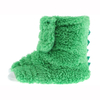 Toddler boys faux Berber claw slipper boot with 3D parts