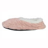 Ladies' cable knit chenille pull-on slipper socks