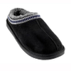 Men's faux suede moccasin with contrast whipstitching