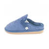 Blue polyester unisex indoor TPR sole durable warm lining slippers