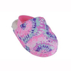 Tie-dye soft boa quilted slipper for girls