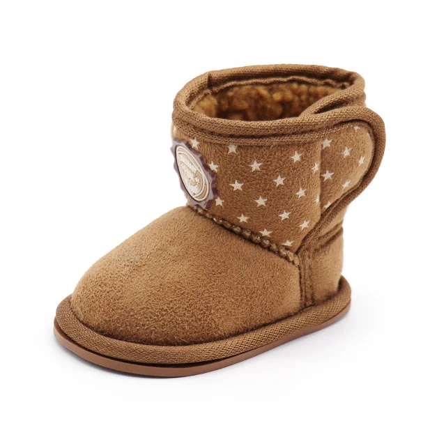 Winter fashion velcro children's boots