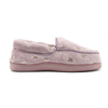 Glitter stars moccasins slip on soft terry-lined indoor shoes