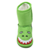 Green lovely cartoon monster novelty animals kids boots