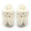 Winter rabbit warm non-slip plush furry slippers for women