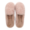 House chenille knit faux fur comfortable fuzzy slippers