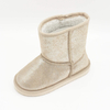 Kid's shiny Gerrit upper with warm plush lining boot