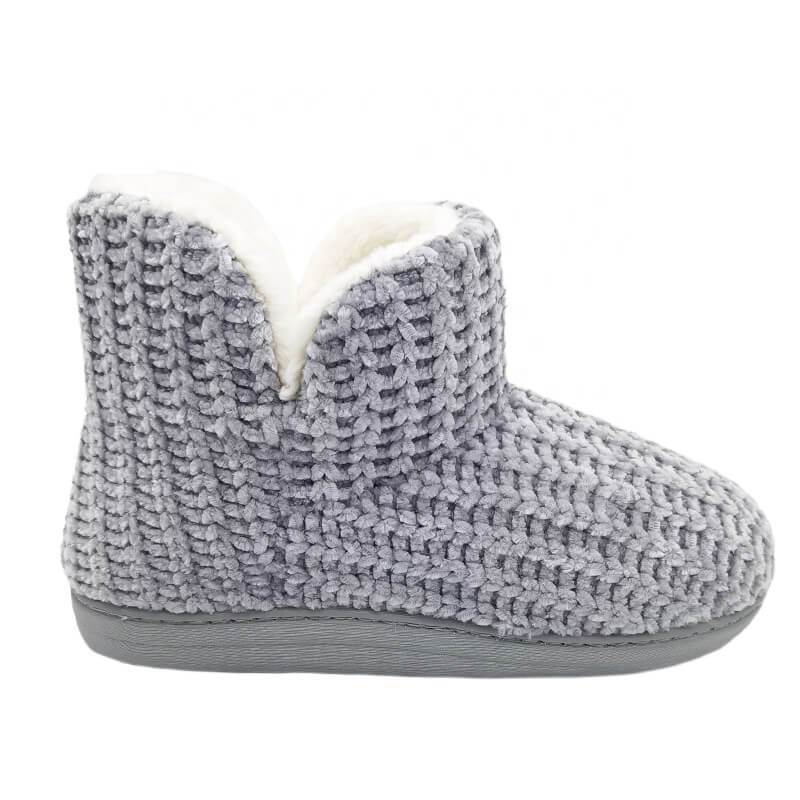 Wholesale winter warm ankle chenille Bootie 