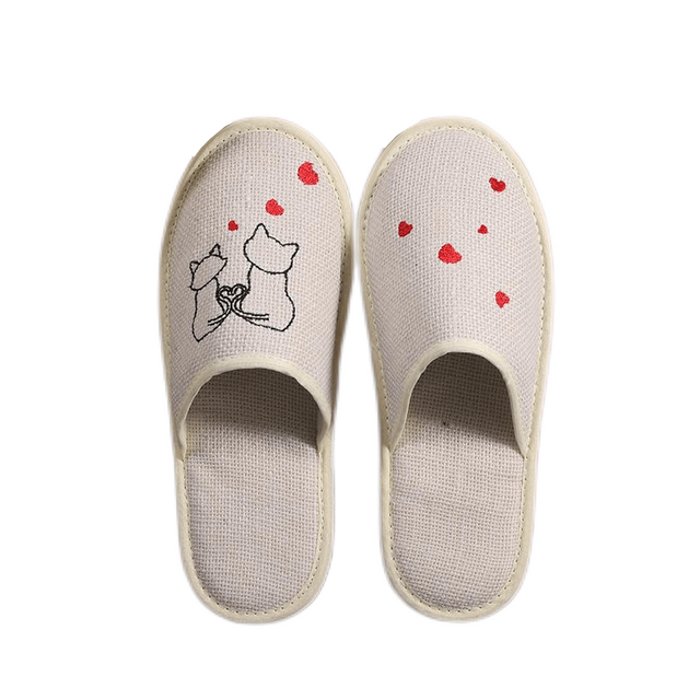 Custom comfortable close toe four season bathroom soft slippers for hotel