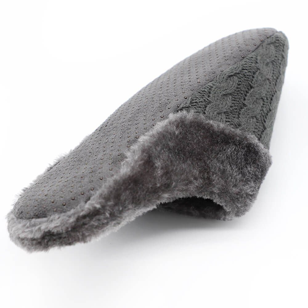 Men's cashmere cozy memory foam indoor slipper