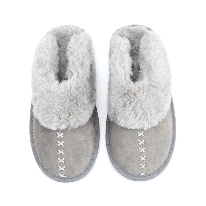 Comfy faux fur women's house winter slipper