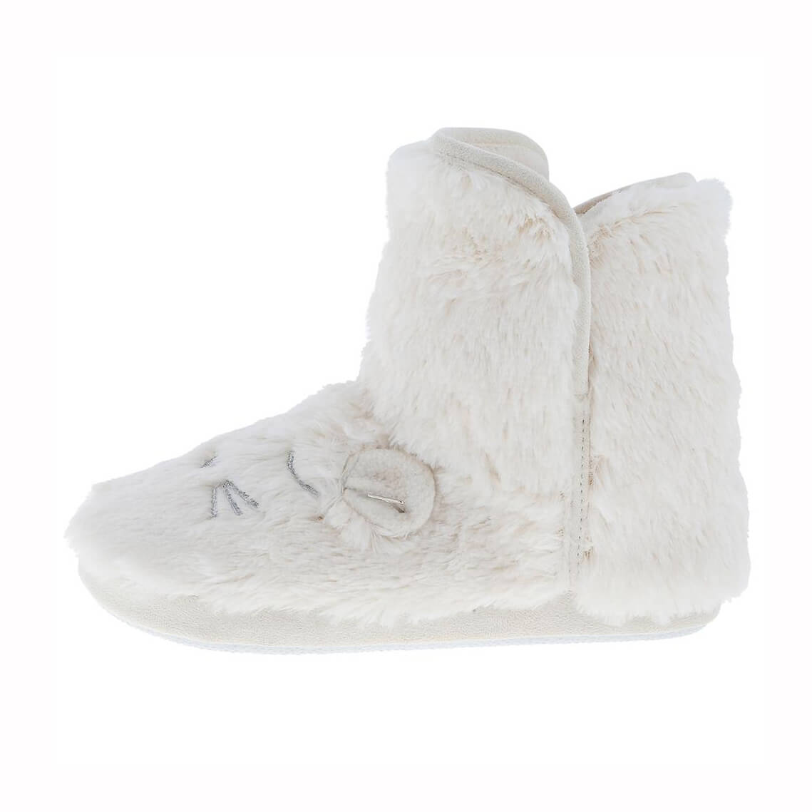 Faux fur sleeping mouse slipper boot for women