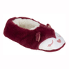 Ladies fox faux fur pull-on slipper socks with 3d ears