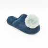 Cute pom slipper for women wearing mopping indoor and outdoor 