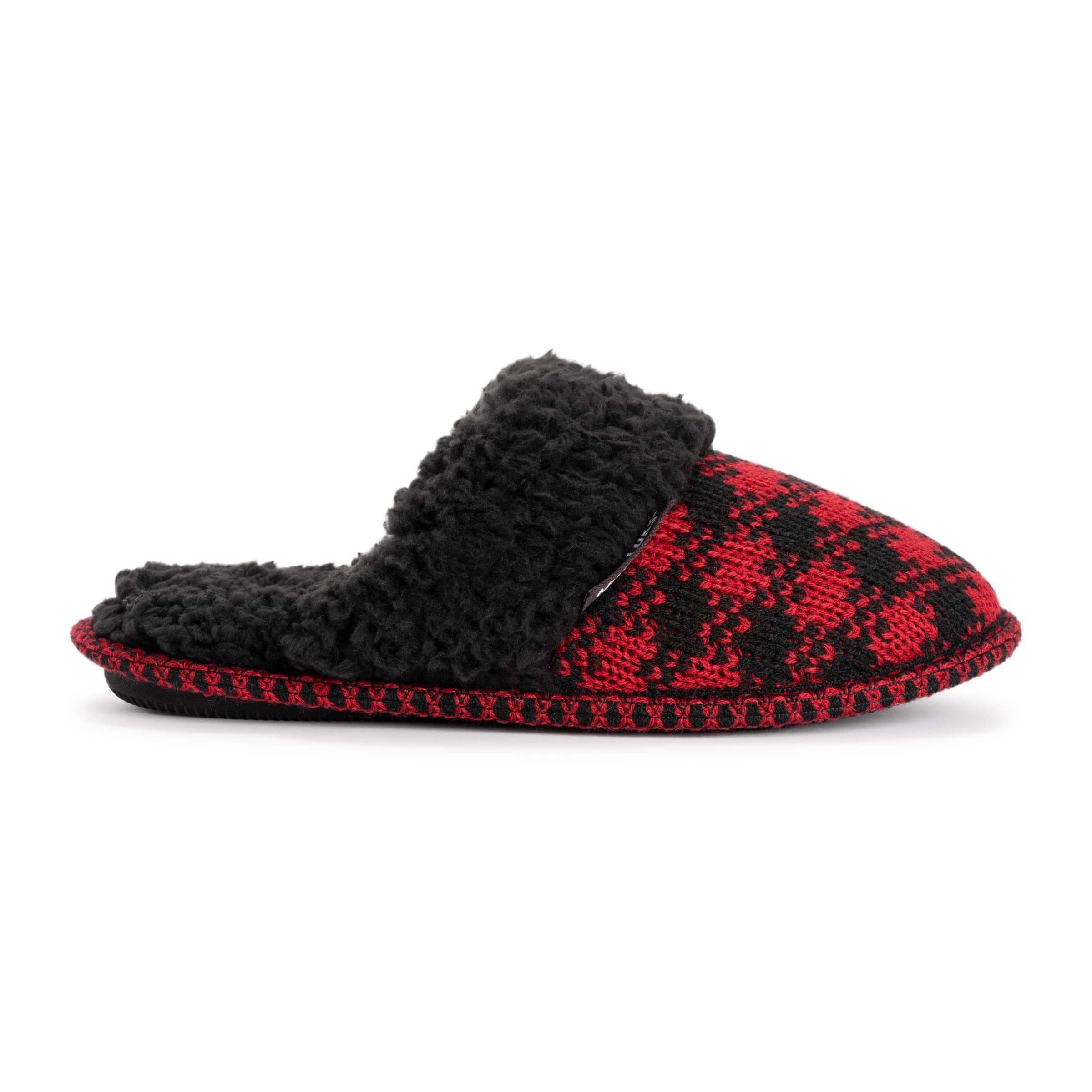 Winter knitted fluffy house slippers for women's