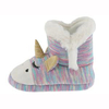 Girls glam unicorn knit bootie with 3D parts