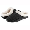 Men's nylon scuff with sherpa lining and trim