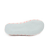 Cotton stripe jersey house slipper with bow