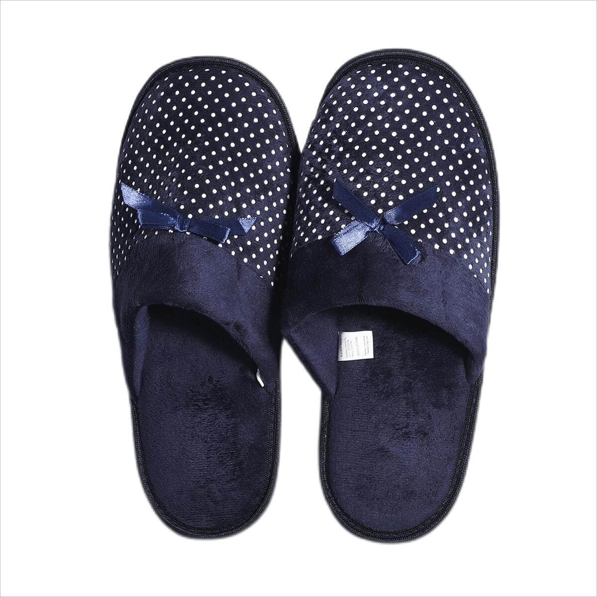 Washable coral fleece disposable hotel slipper with TPR sole