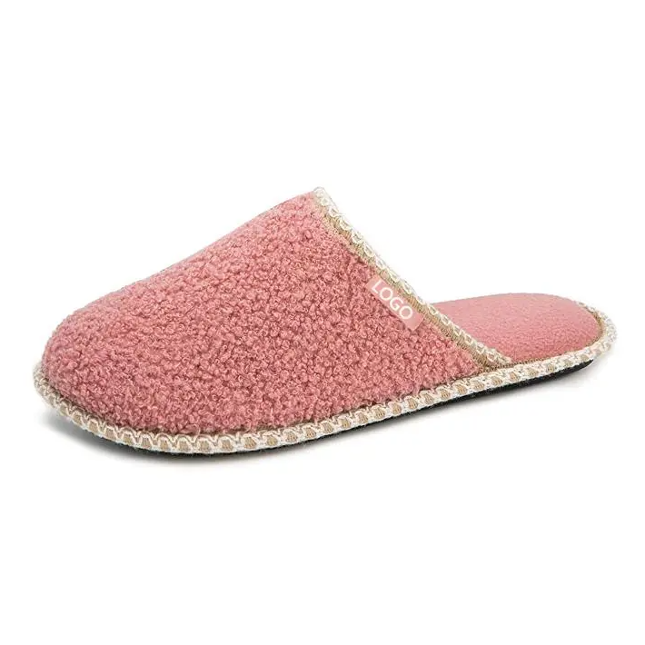 Soft Bottom Women Men Fluffy Plush Indoor TPR Slipper